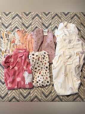 Bundle of 6-9 Month Footies/Sleep Sacks